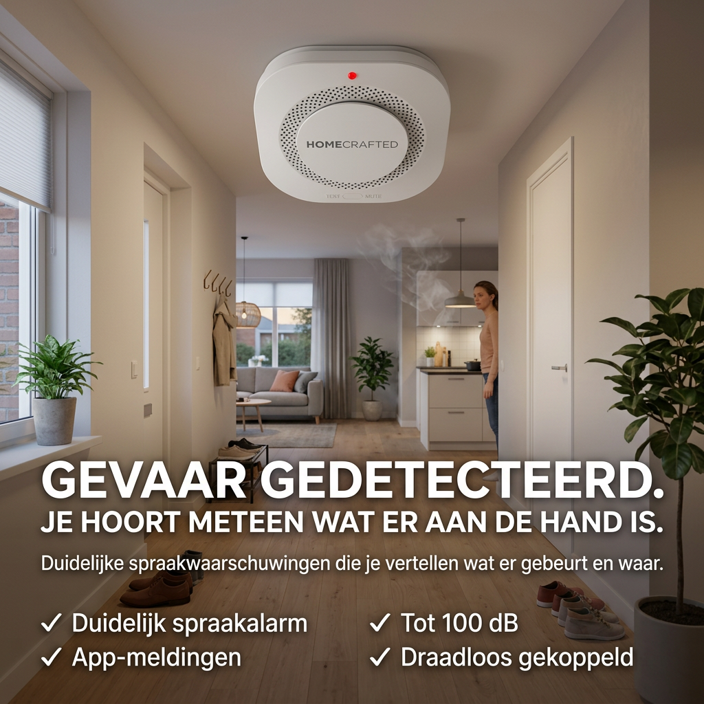 SmokeGuard™ | De rookmelder die je gezin écht op tijd wakker maakt