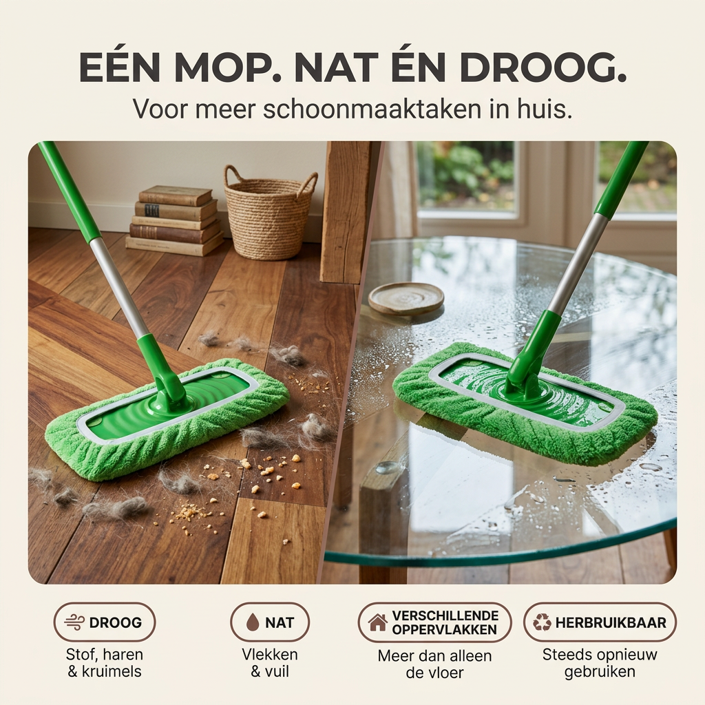 CleanSweep™ | Maak schoonmaken makkelijker én goedkoper