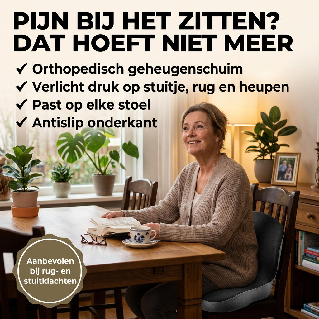 ErgoSeat | Orthopedisch Kussen van Geheugenschuim