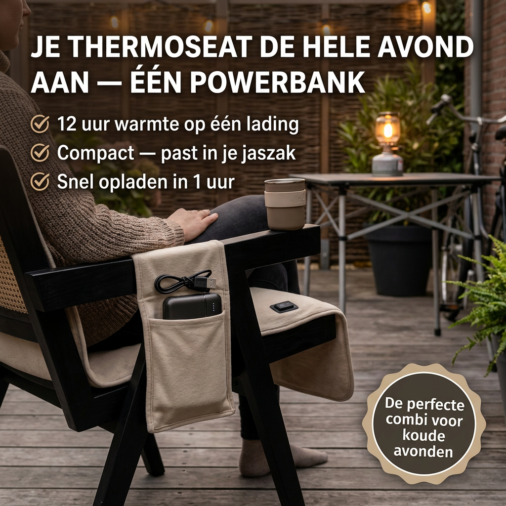 PowerCore™ | Compacte Powerbank — Tot 12 Uur Stroom, Overal