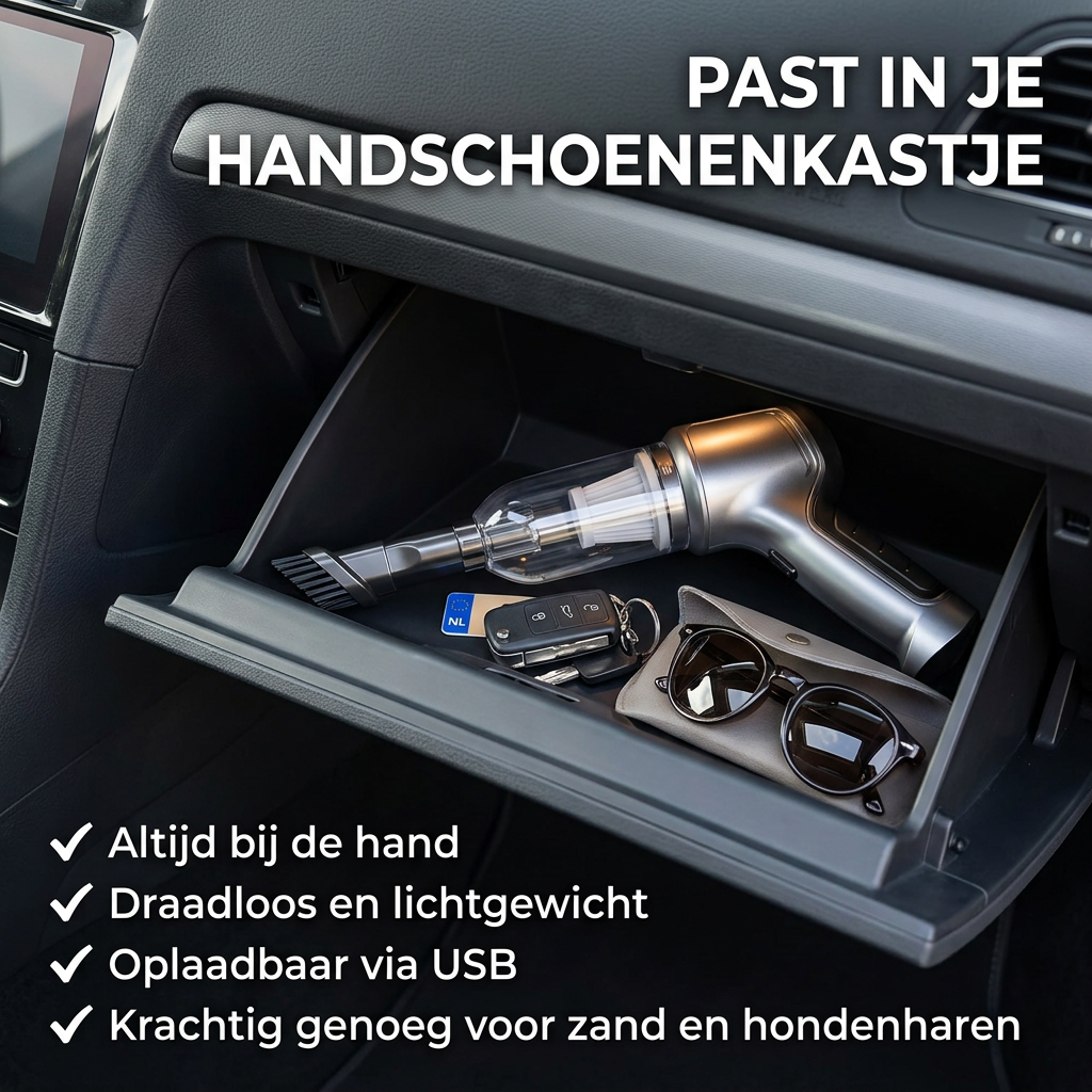 TurboClean | Draagbare Draadloze Stofzuiger