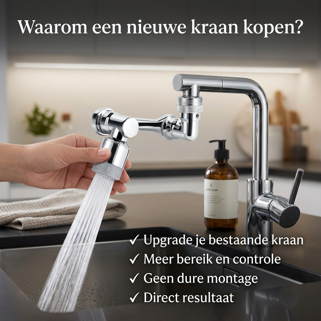 FlexFlow™ | Geen spatten, elk hoekje bereikt