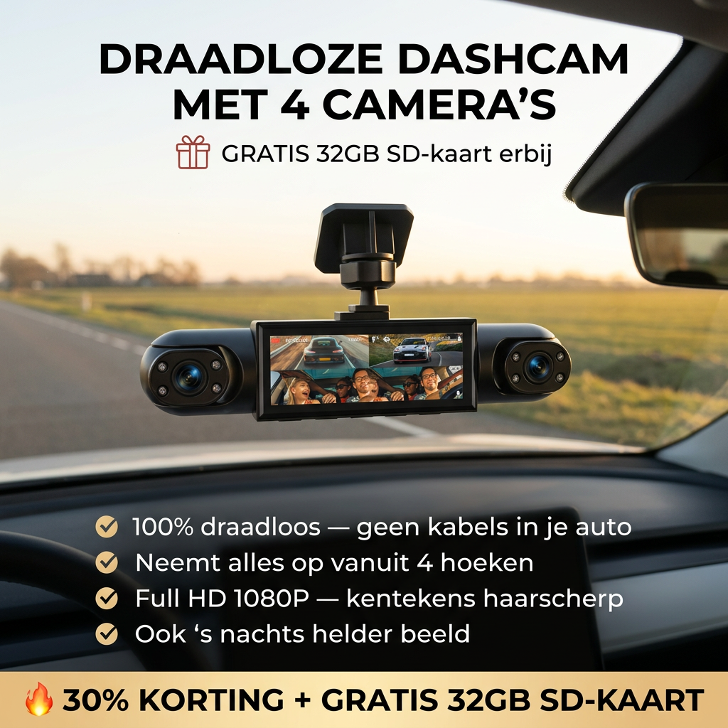 DriveCam™ | Draadloze dashcam die alles ziet rond je auto