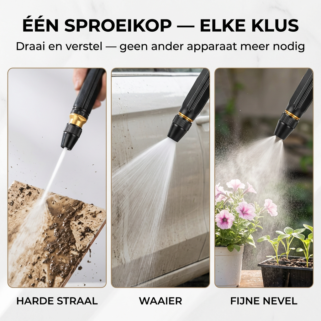 JetMaster™ | Krachtige straal voor elke schoonmaakklus