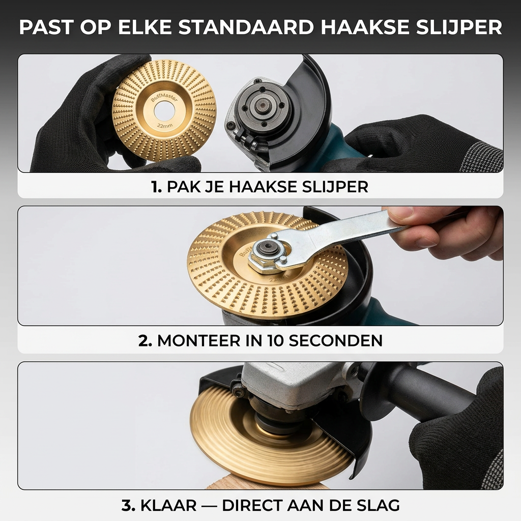 BuffMaster™ | Vorm hout in minuten in plaats van uren