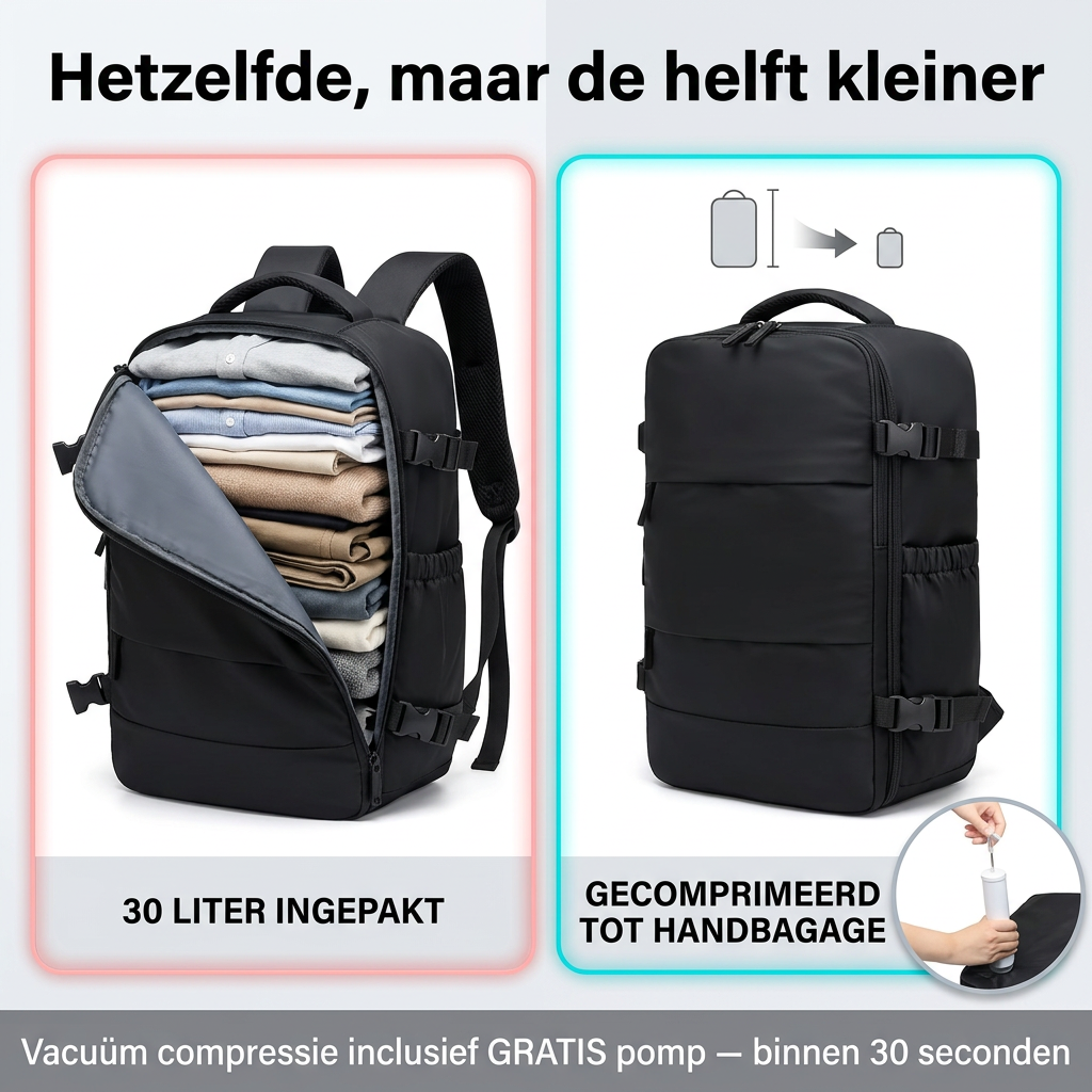 FlyPack™ | Alles mee, niks bijbetalen