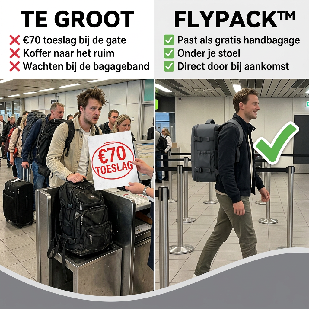 FlyPack™ | Alles mee, niks bijbetalen