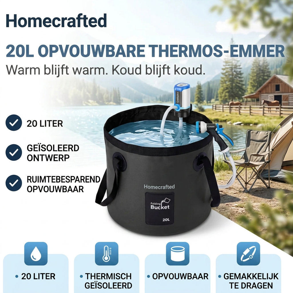 20L Opvouwbare Thermo-emmer