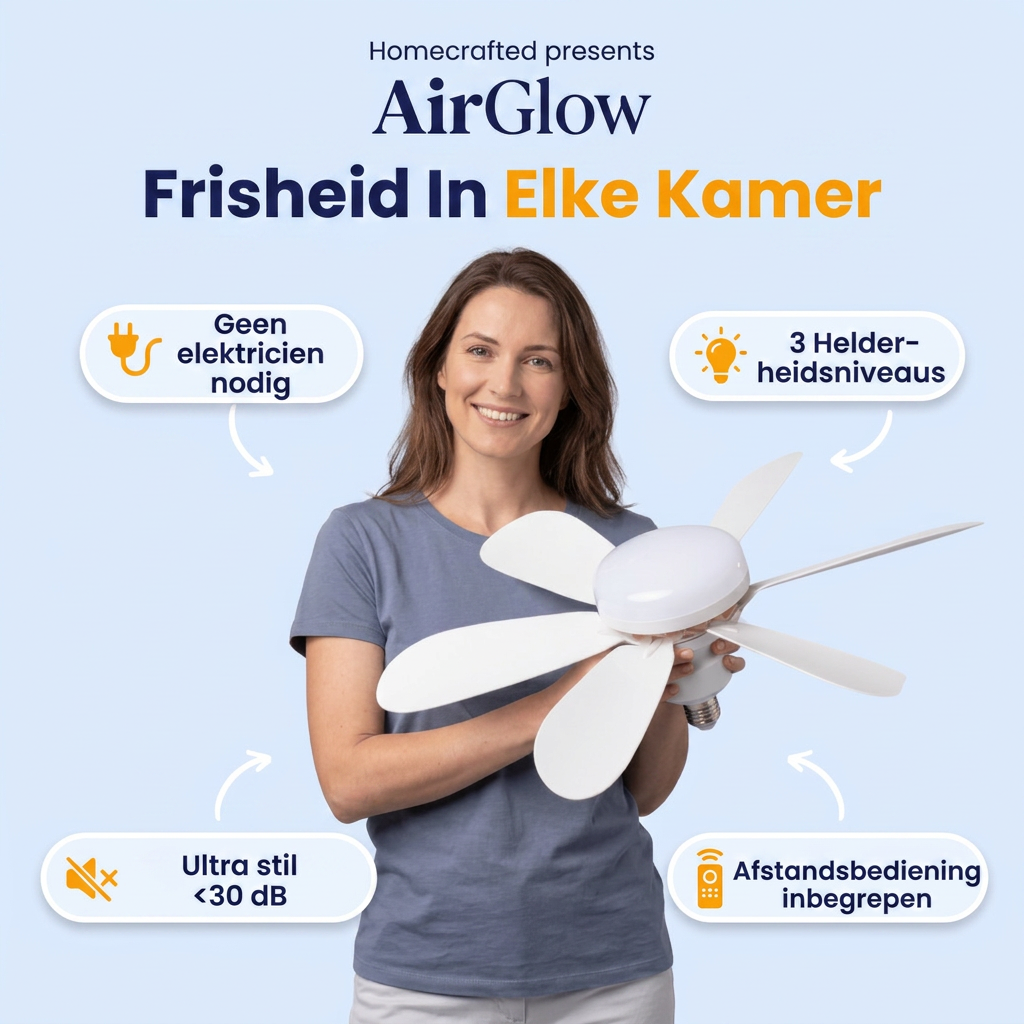 AirGlow™ | Verkoeling en licht met één klik