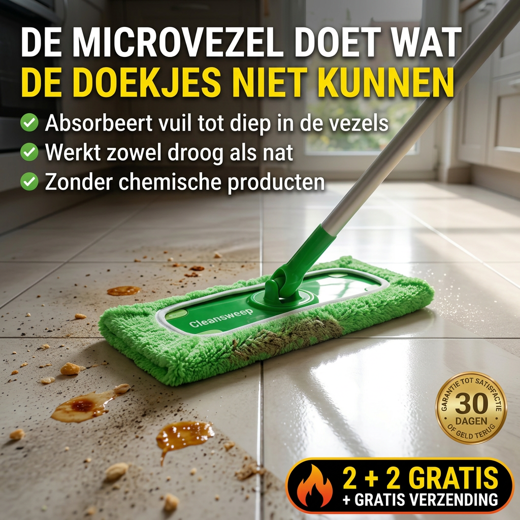 CleanSweep™ | Herbruikbare Mop Voor Swiffer, nooit meer pads bijkopen!