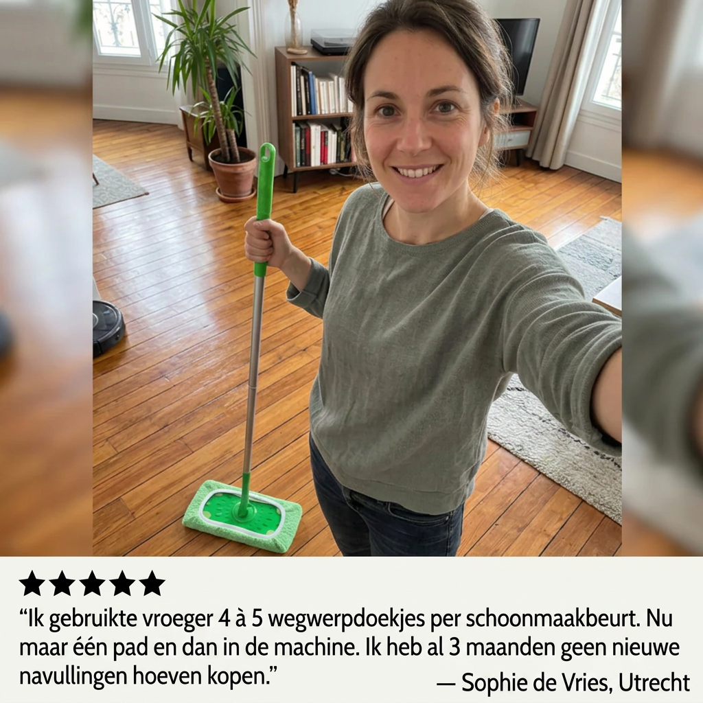 CleanSweep™ | Herbruikbare Mop Voor Swiffer, nooit meer pads bijkopen!