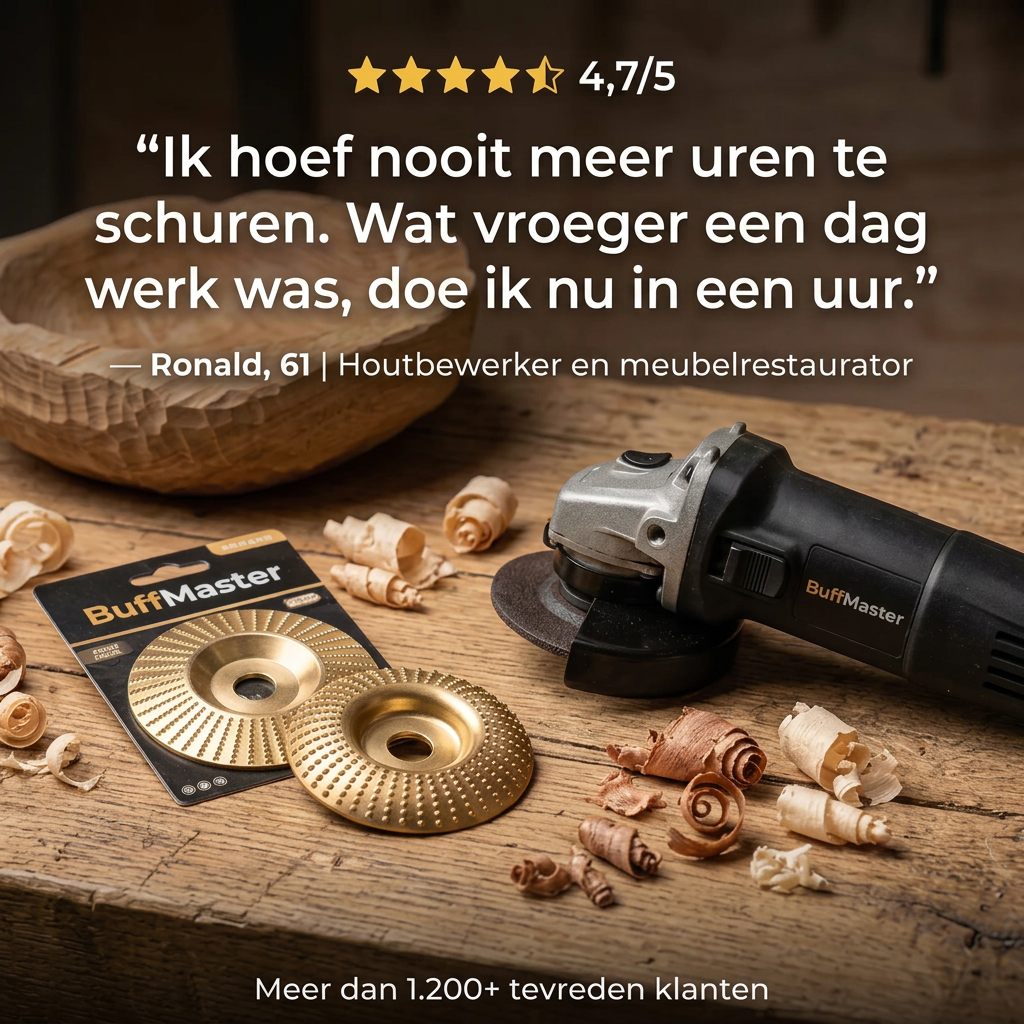 BuffMaster™ | Vorm hout in minuten in plaats van uren